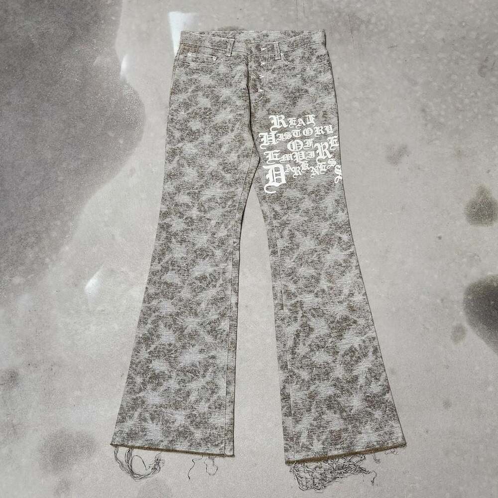 Tornado Mart Real History of Empire Darkness Flare Denim Pants